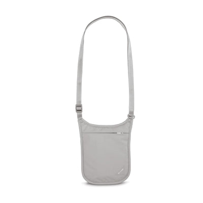 Pacsafe® Coversafe® V75 RFID blocking neck pouch, Gray