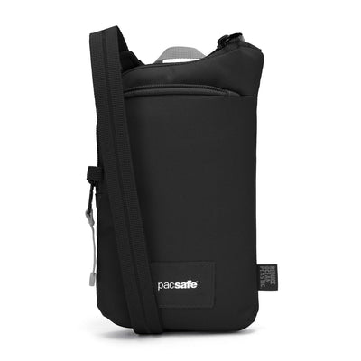 Pacsafe® GO anti-theft tech crossbody, Jet Black
