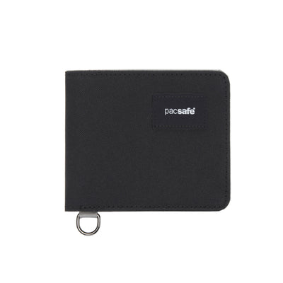 Pacsafe® RFIDsafe™ RFID blocking bifold wallet, Jet Black