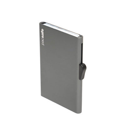 Pacsafe® RFIDsafe™ RFID blocking aluminum slider wallet