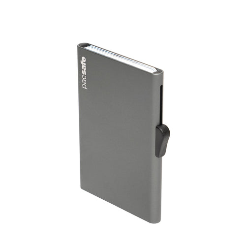 Pacsafe® RFIDsafe™ RFID blocking aluminum slider wallet