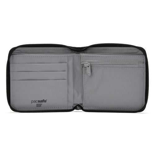 Pacsafe® RFIDsafe™ RFID blocking zip around wallet