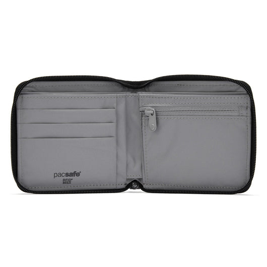 Pacsafe® RFIDsafe™ RFID blocking zip around wallet