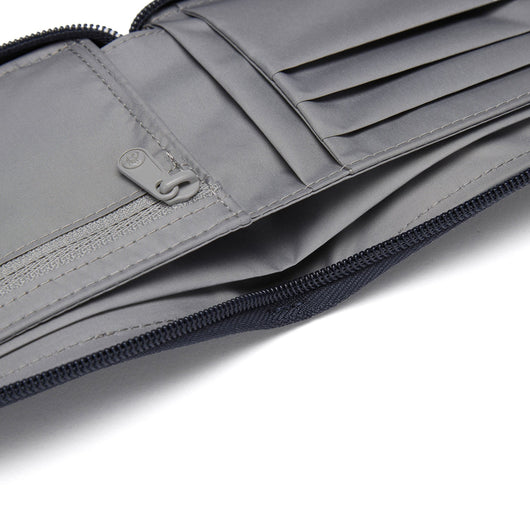 Pacsafe® RFIDsafe™ RFID blocking zip around wallet