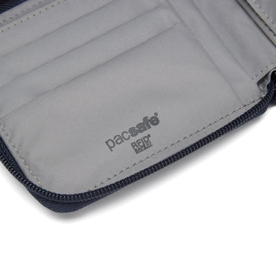 Pacsafe® RFIDsafe™ RFID blocking zip around wallet