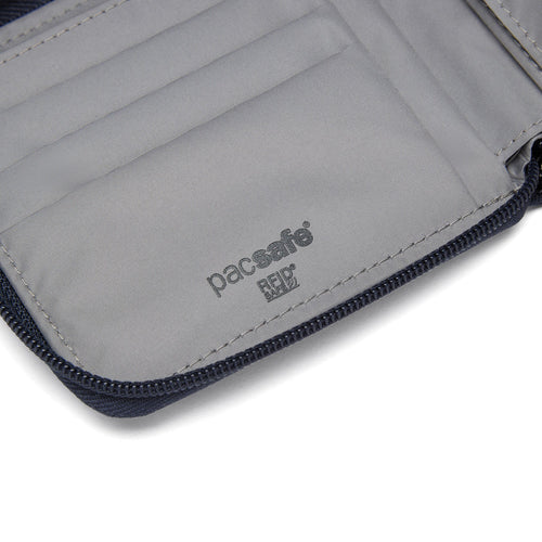Pacsafe® RFIDsafe™ RFID blocking zip around wallet