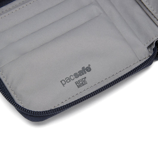 Pacsafe® RFIDsafe™ RFID blocking zip around wallet