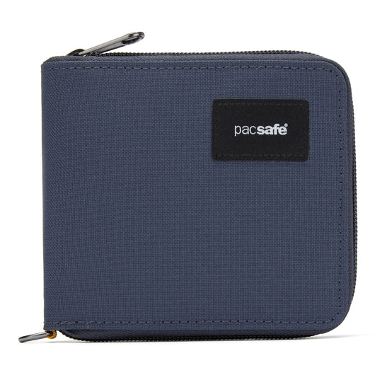 Pacsafe® RFIDsafe™ RFID blocking zip around wallet, Coastal Blue