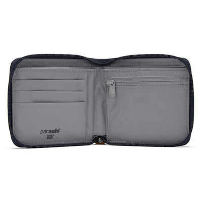 Pacsafe® RFIDsafe™ RFID blocking zip around wallet