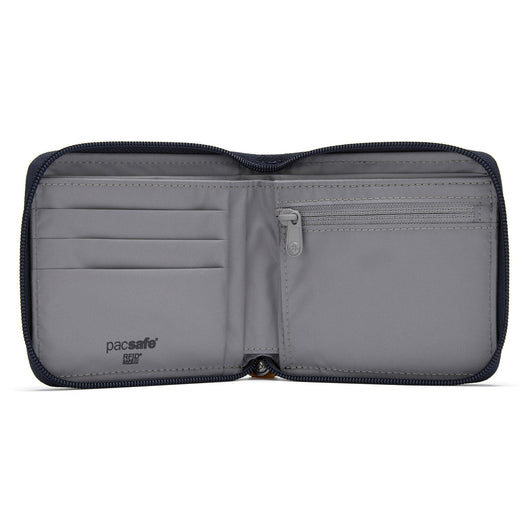 Pacsafe® RFIDsafe™ RFID blocking zip around wallet